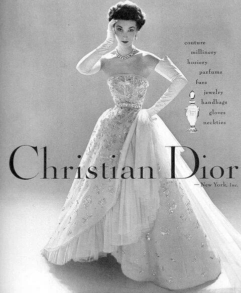 1950's CHRISTIAN DIOR “Diorissimo” Perfume BACCARAT BOTTLE in PINK BOX  *SEALED